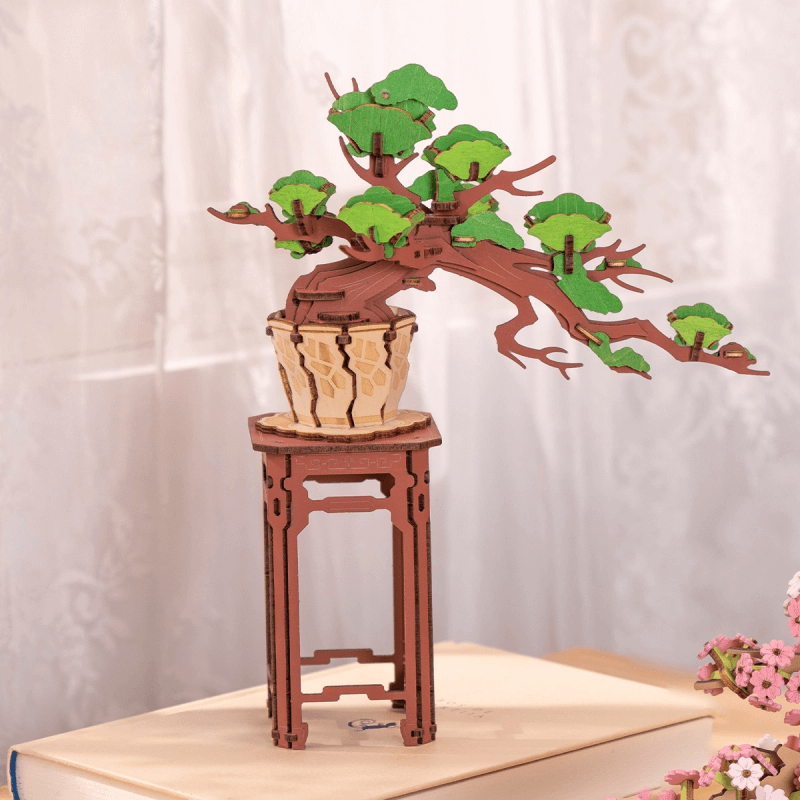 Rolife 3D Wooden Puzzle - Evergreen Pine Bonsai TG510