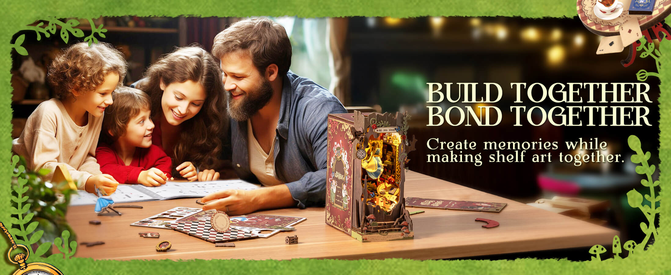 Rolife Book Nook Fall Into Wonder