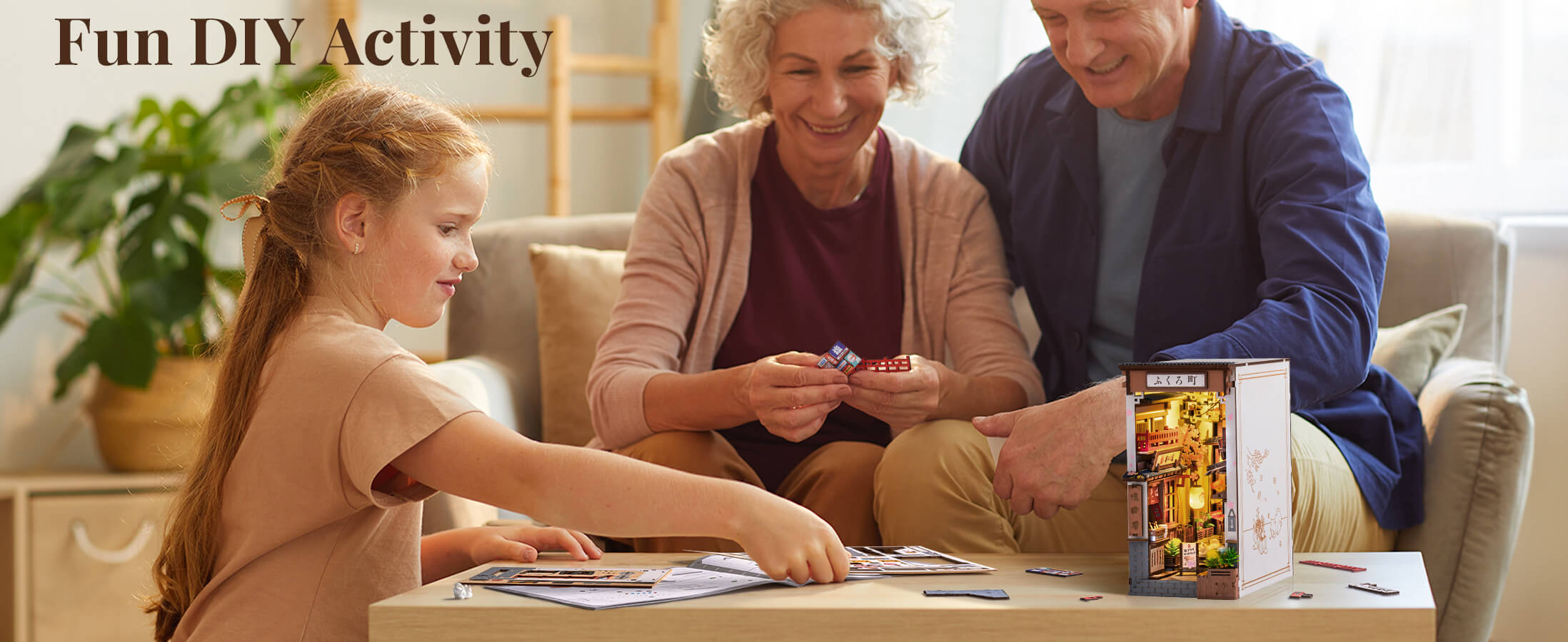 Rolife Book Nook Sakura Wine Alley