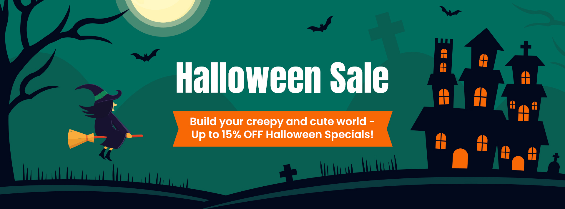 Rolife Halloween Sale page banner