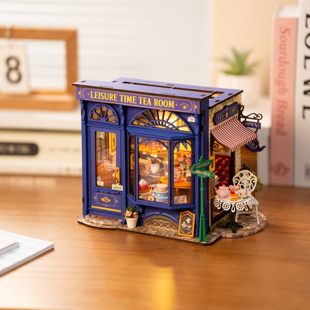 Rolife Leisure Time Tea Room Miniature House DG171