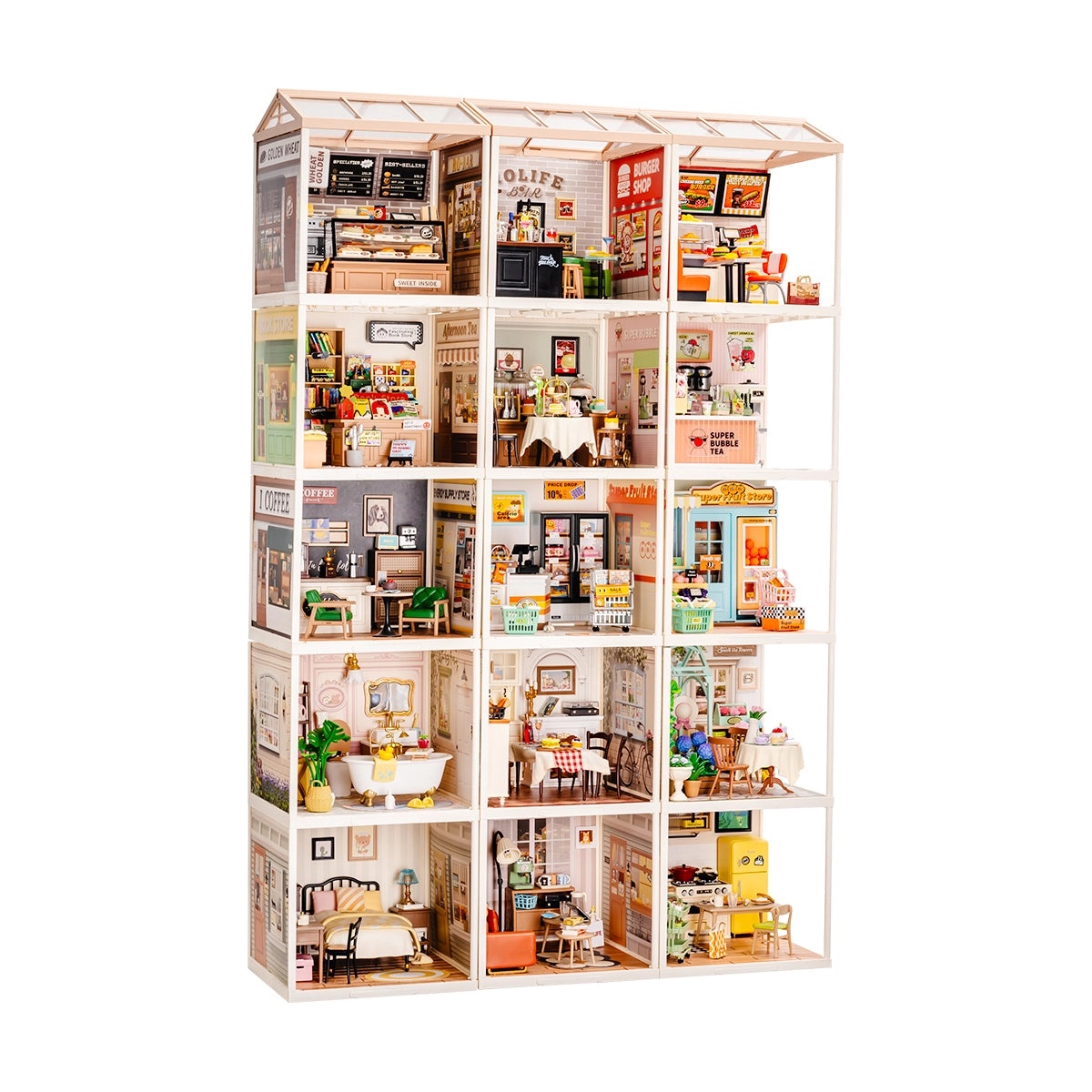 Rolife Super Creator 15 in 1 Miniature House