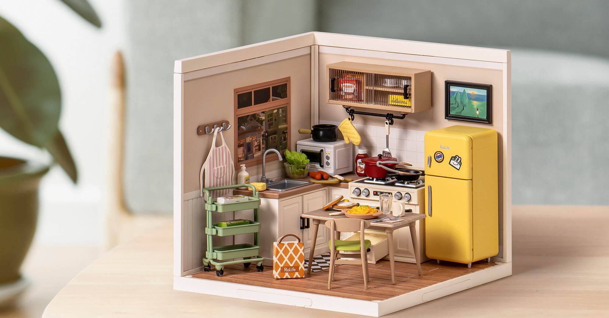 Rolife Super Creator Miniature House - Happy Meals Kitchen DW008