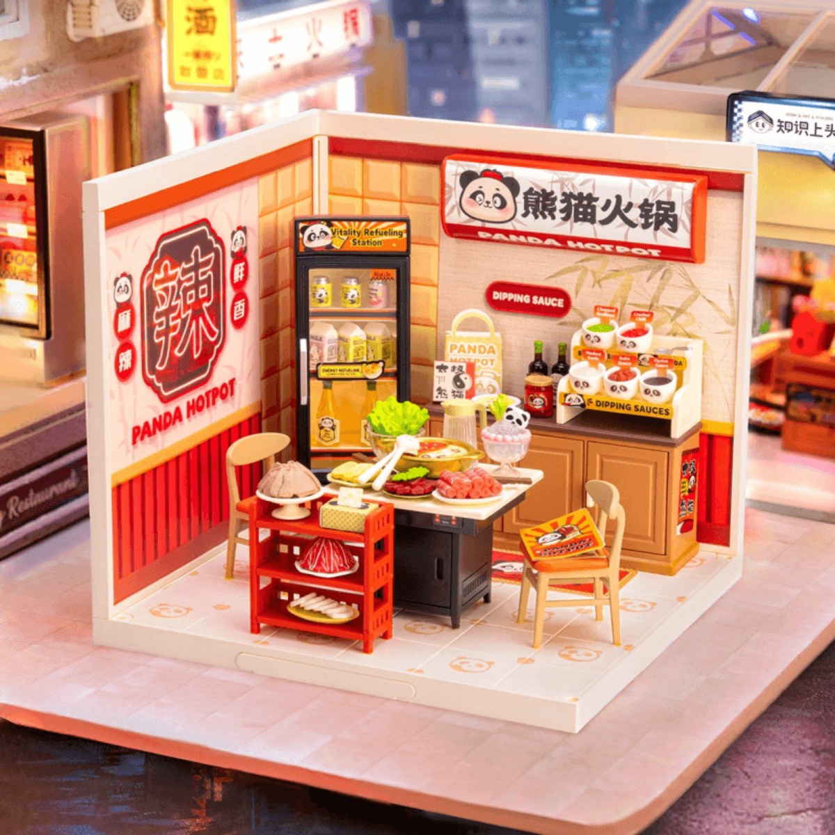 Rolife Super Creator Miniature House - Panda Hot Pot DW020