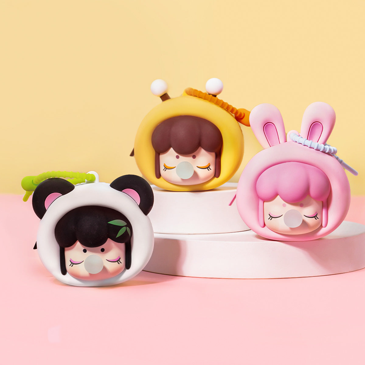 Rolife Headphone Case - Baby Nanci Fluffy Party Earphone Case