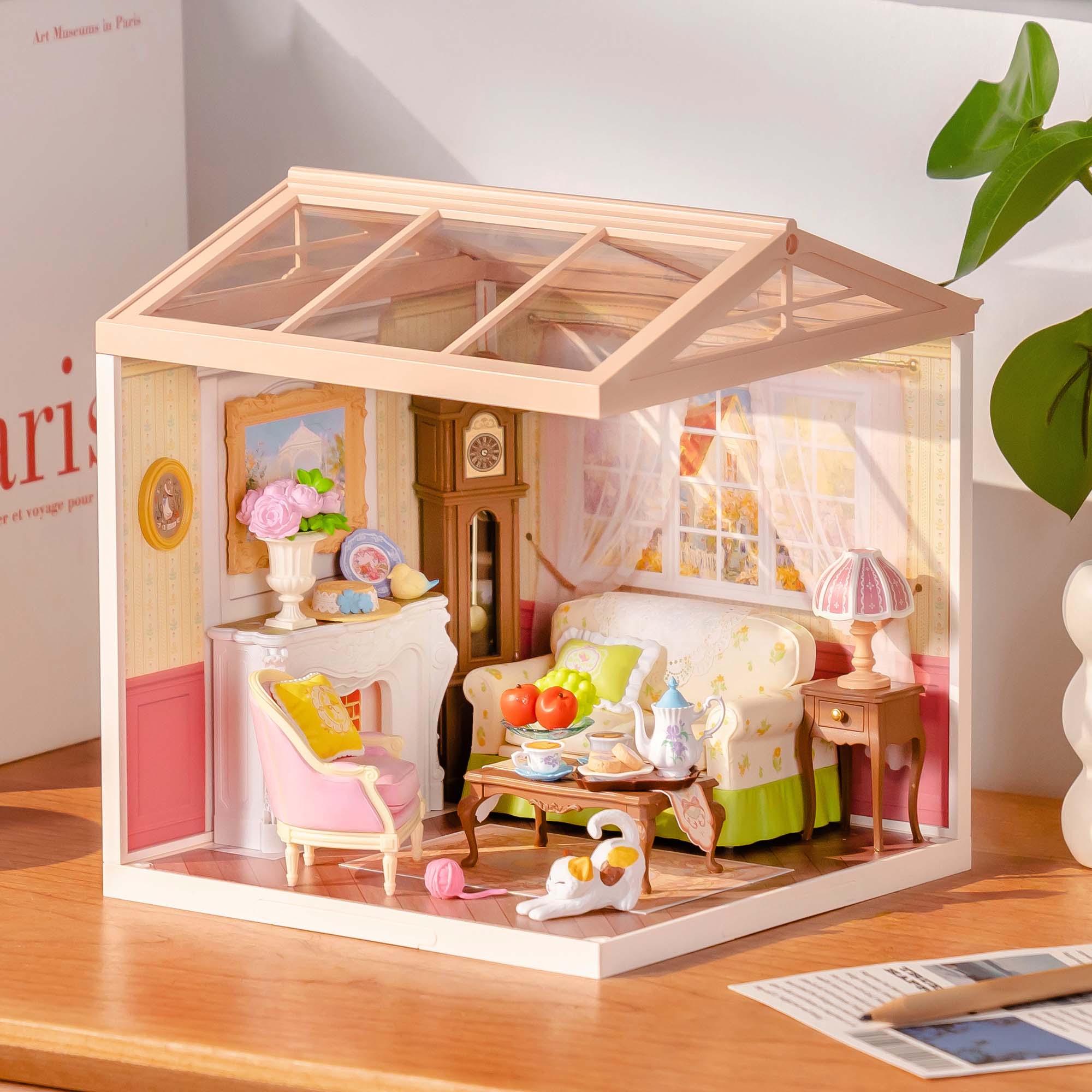Rolife Holiday Tea Time DIY Miniature House DW023