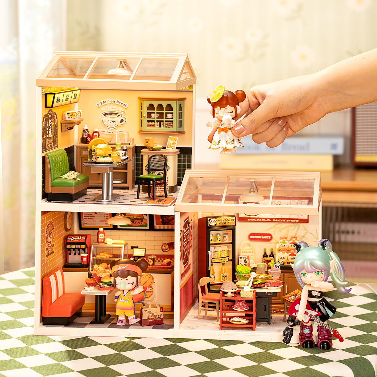 Rico ページ　ドールハウス Rolife 3D Puzzle DG172 Baking Kitchen DIY Miniature House