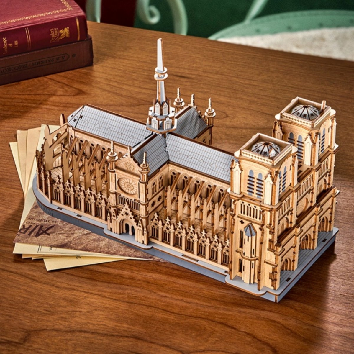 Rowood 3D Wooden Puzzle - Paris Cathedral TG511
