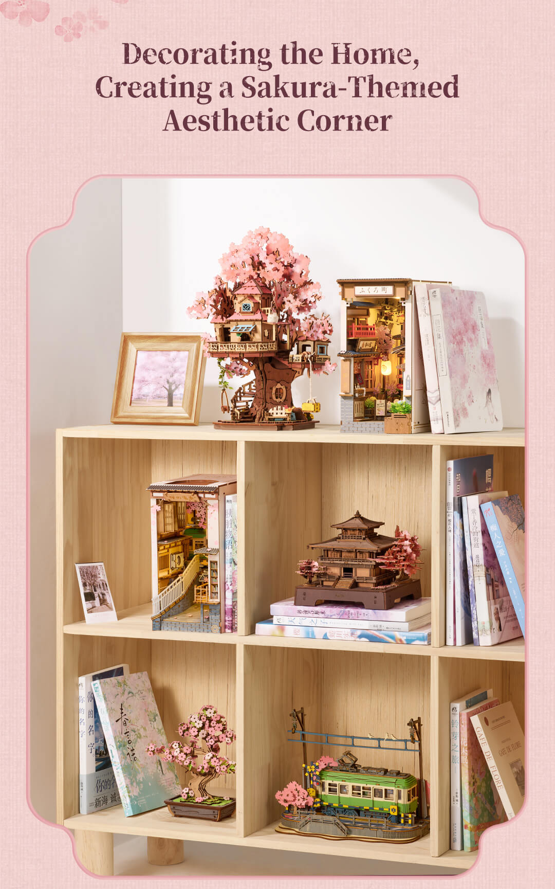 Rolife 3D-Holzpuzzle – Sakura-Pavillon TGA07 – Rolife
