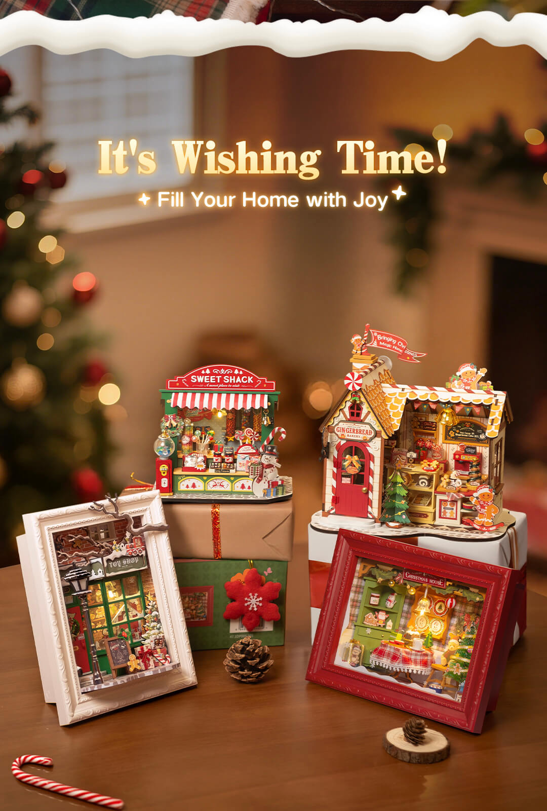 Rolife 3D Wooden Puzzle - Santa's Toy Shop DP006 – Rolife
