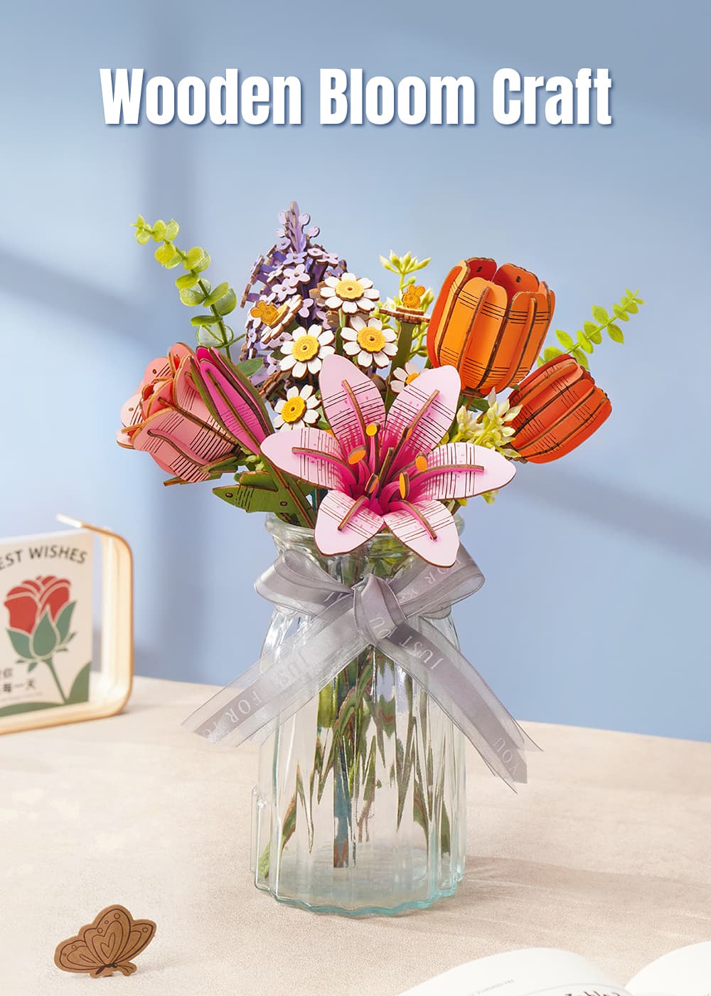 Rowood DIY Wooden Flower Lilac TW021