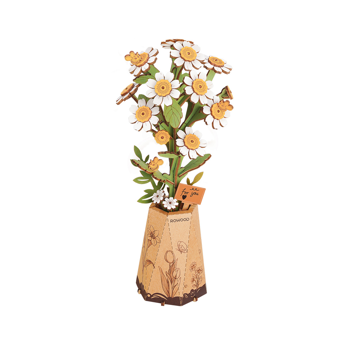 Rowood DIY Wooden Flower Chamomile TW061