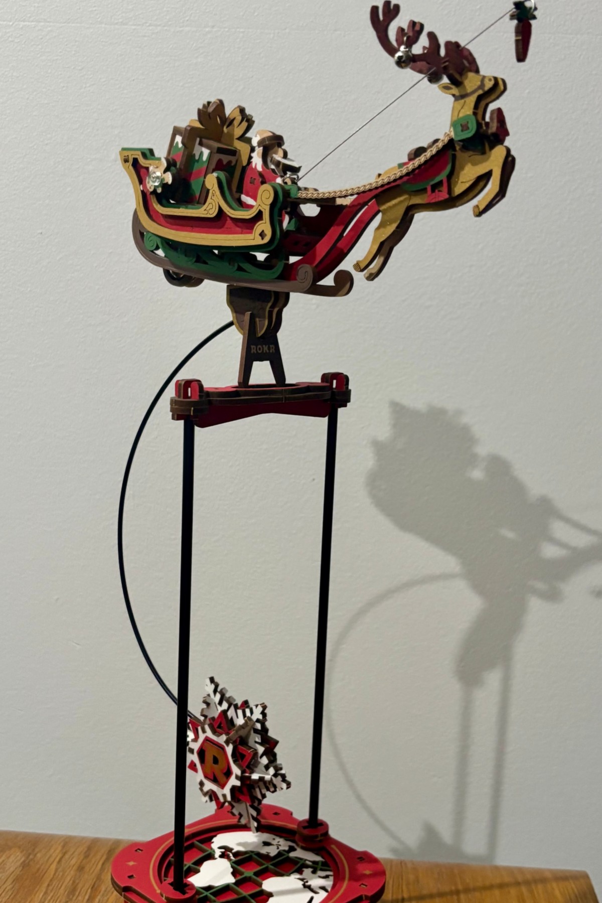 Terri enjoyed assembling a festive gravity swing