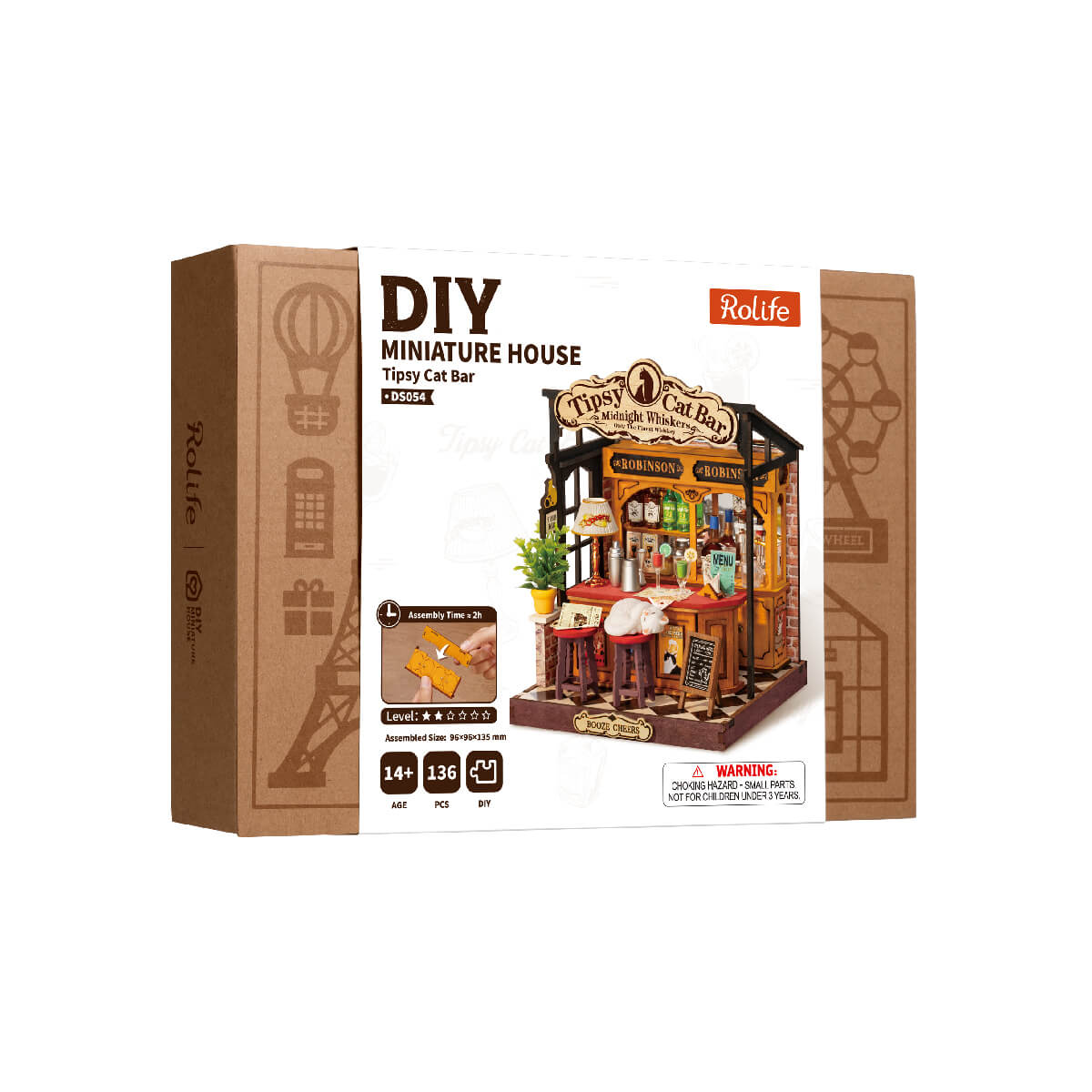 Rolife DIY Miniature House - Tipsy Cat Bar DS054