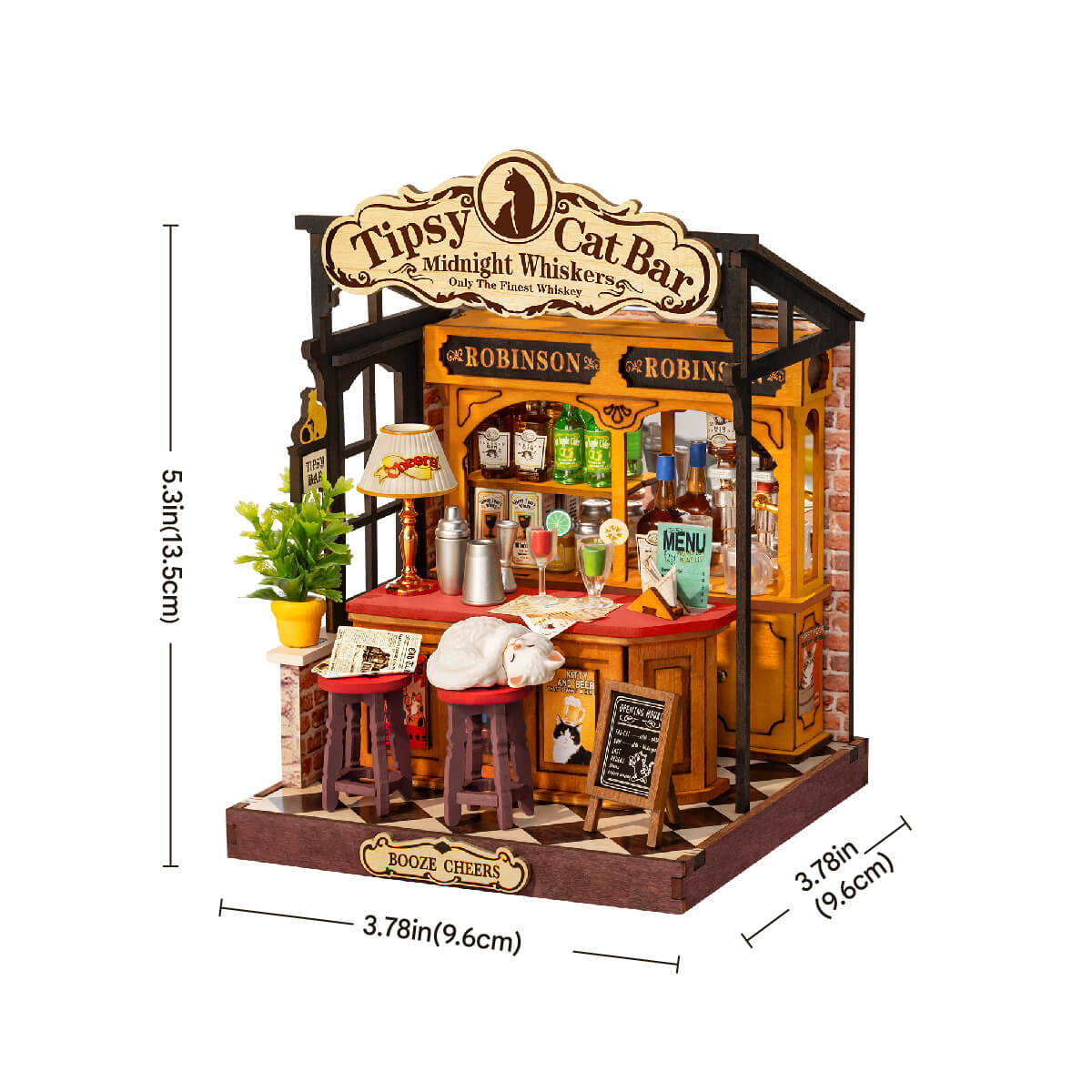 Rolife DIY Miniature House - Tipsy Cat Bar DS054