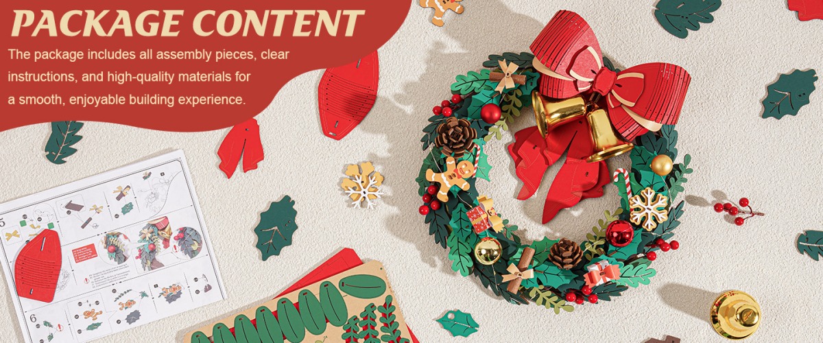 What&rsquo;s Inside the Chrismas Wreath DIY Kit