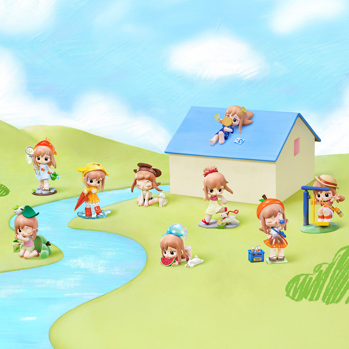 Rolife Surprise Figure Dolls - Yozco Mood Diary  RAXX