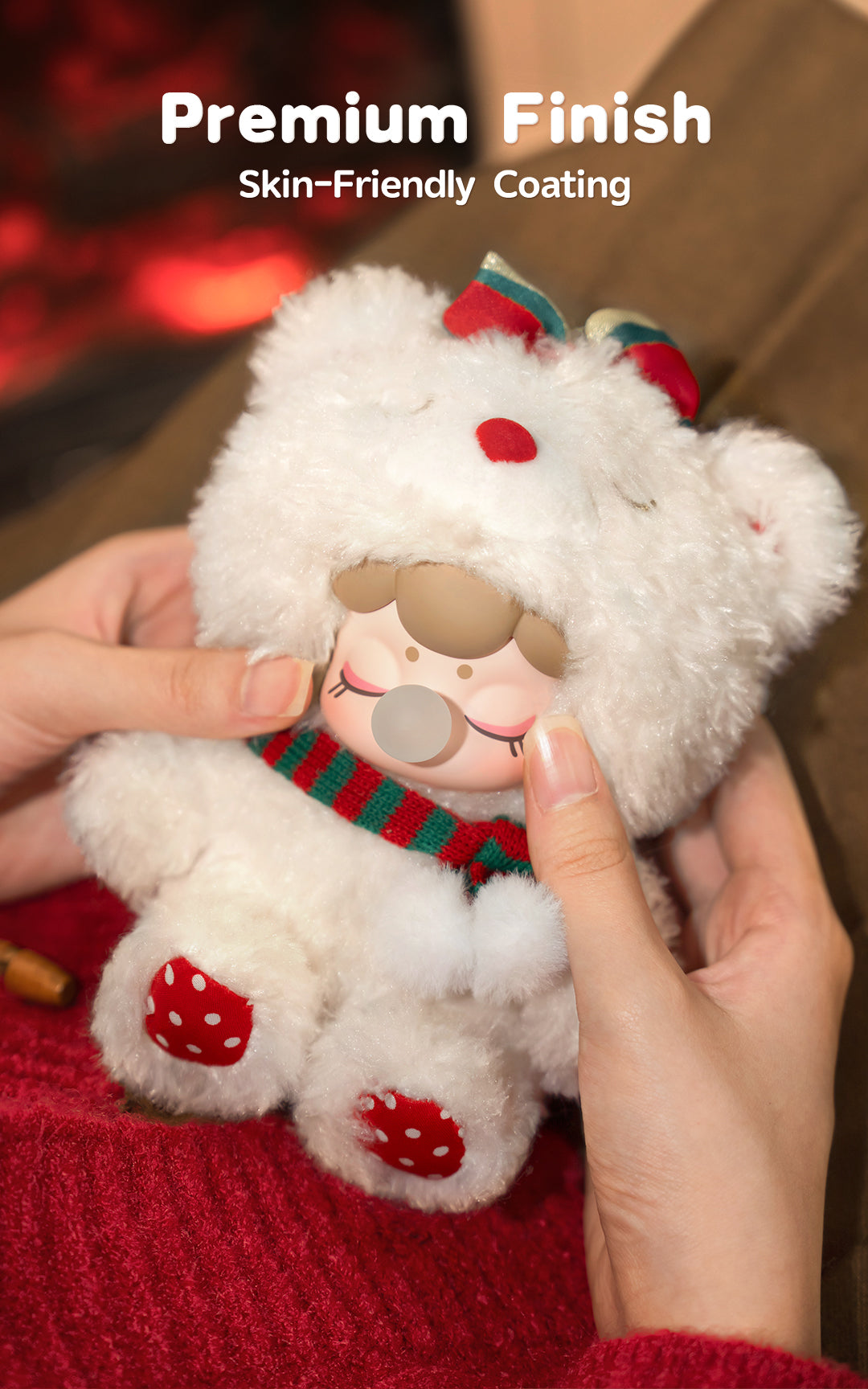 Rolife Christmas Bear Plush Pendant MN002 | Christmas Plush Gift