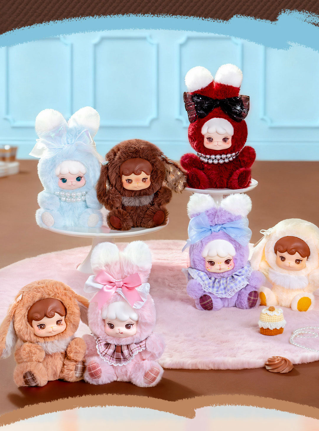 Rolife Cream & Cookii Bunny Best Friend Surprise Plush Pendant MBAXX