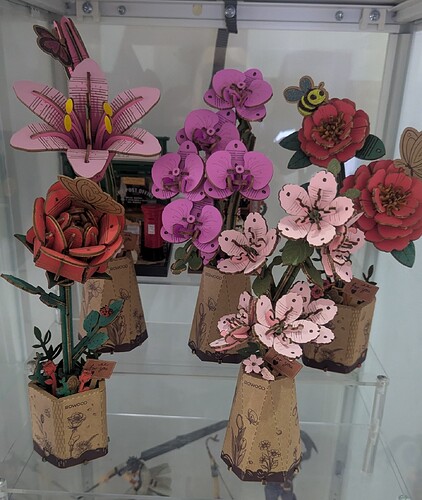 Jill_Francisco's wooden flower creation