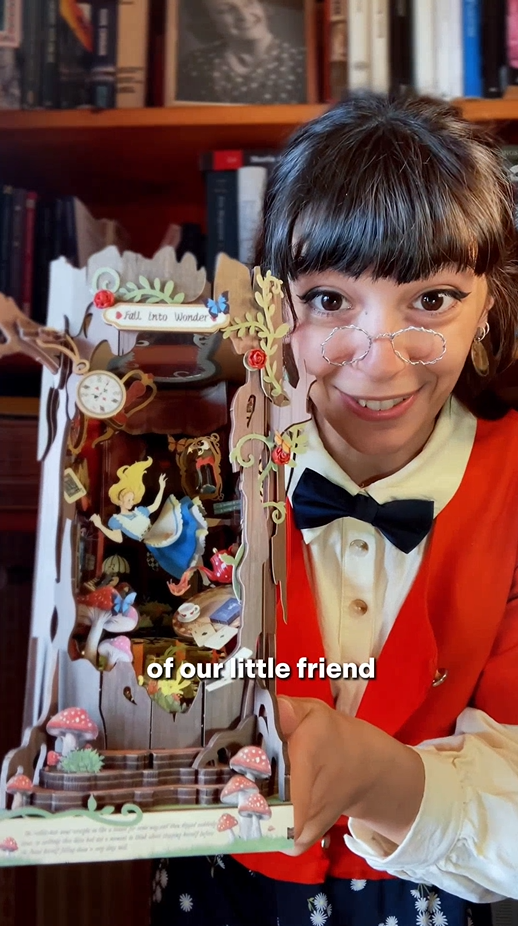 creator with our fall into wonder book nook