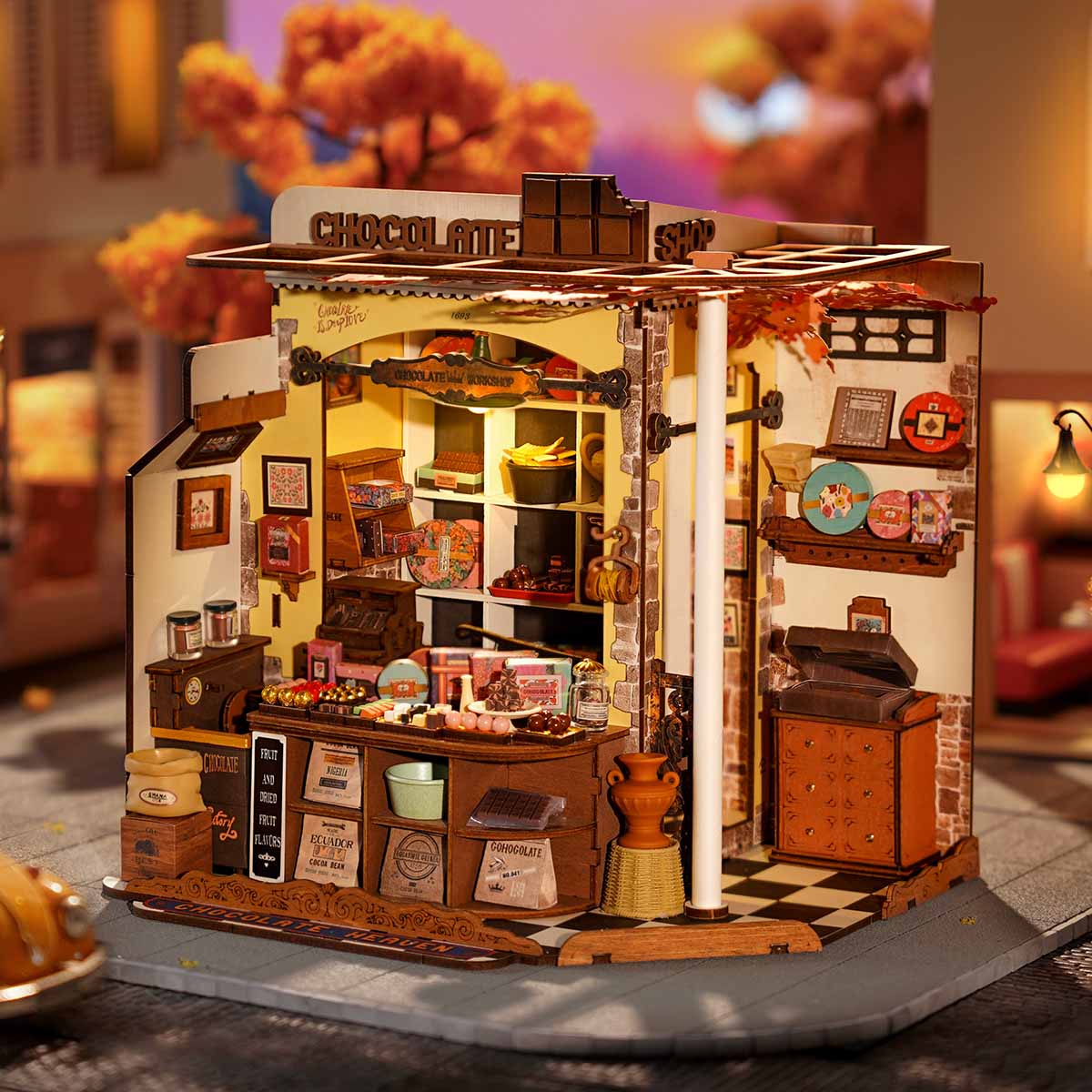 Rolife Henry's Chocolate DIY Miniature House DG174