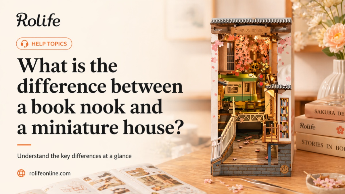 Difference Between Book Nook and Miniature House
