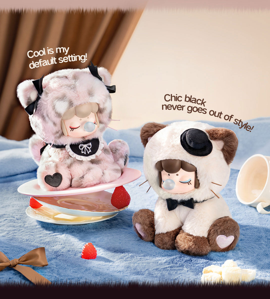 Rolife Nanci's Tea Time Kitties Surprise Plush Dolls MNDXX