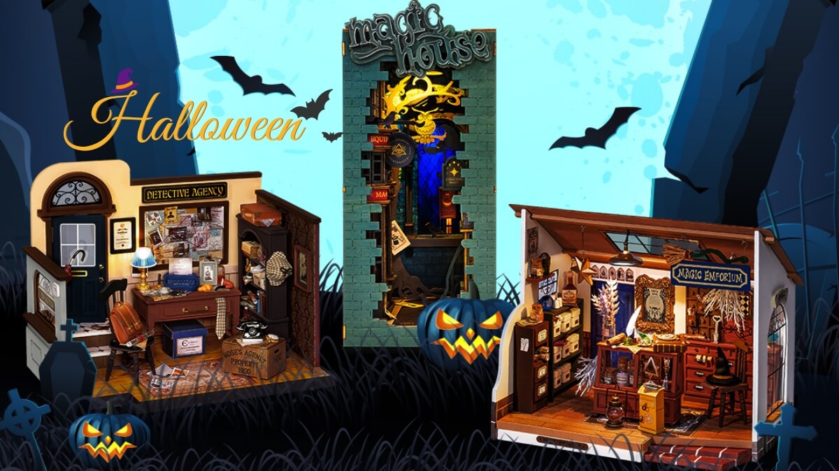 Create Your Own Magical Halloween Corner with Rolife's DIY Kits