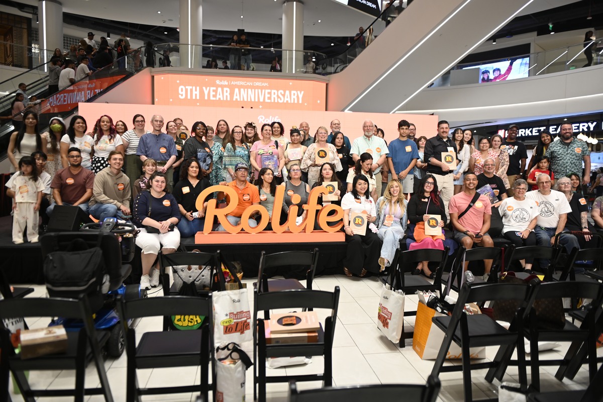 Rolife Community group photo at the ninth anniversary celebration