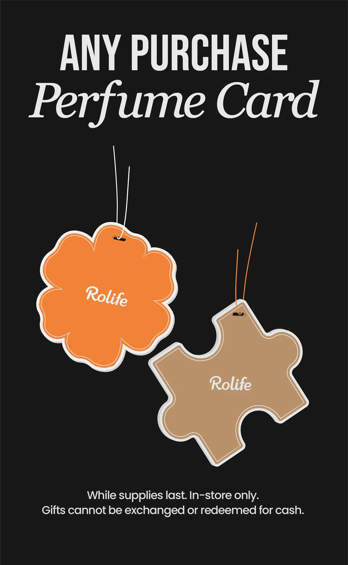Rolife anniversary store perfume card gift