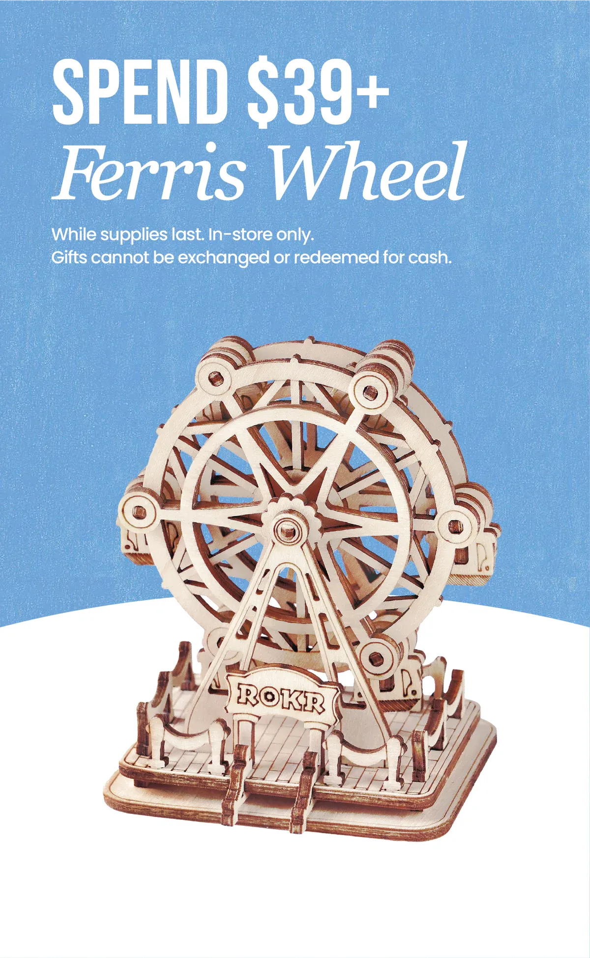 Rolife anniversary store Ferris wheel gift