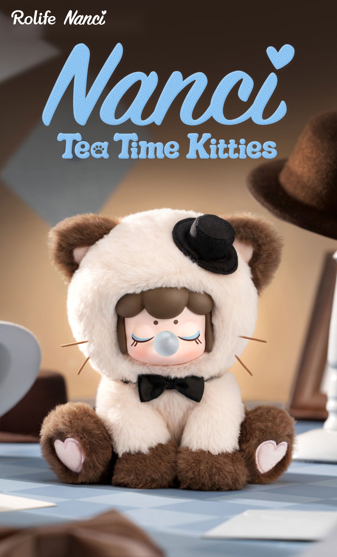 わん茶ちゃん キープ Rolife Nanci's Tea Time Kitties Surprise Plush Dolls MNDXX – Rolife