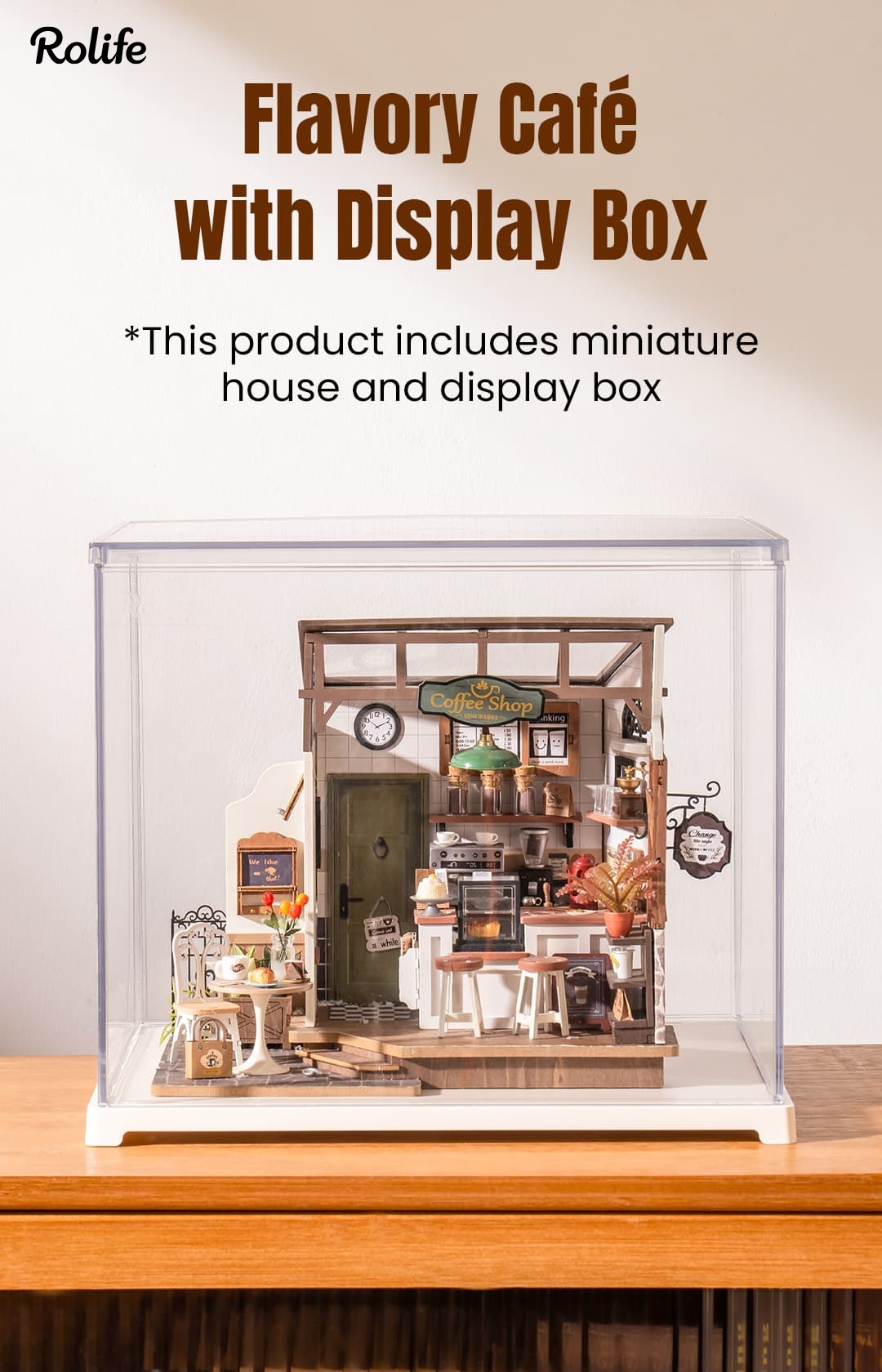 Rolife Flavory Café DG162 with Display Box DF03L image 1