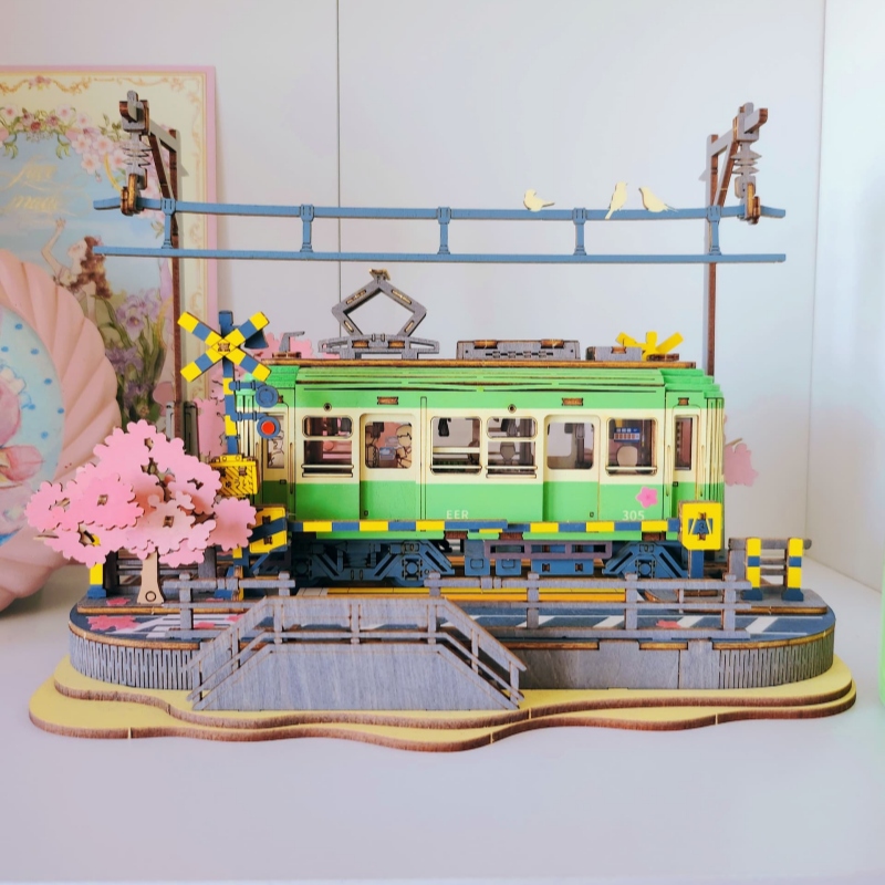 rolife sakura journey 3d wooden puzzle