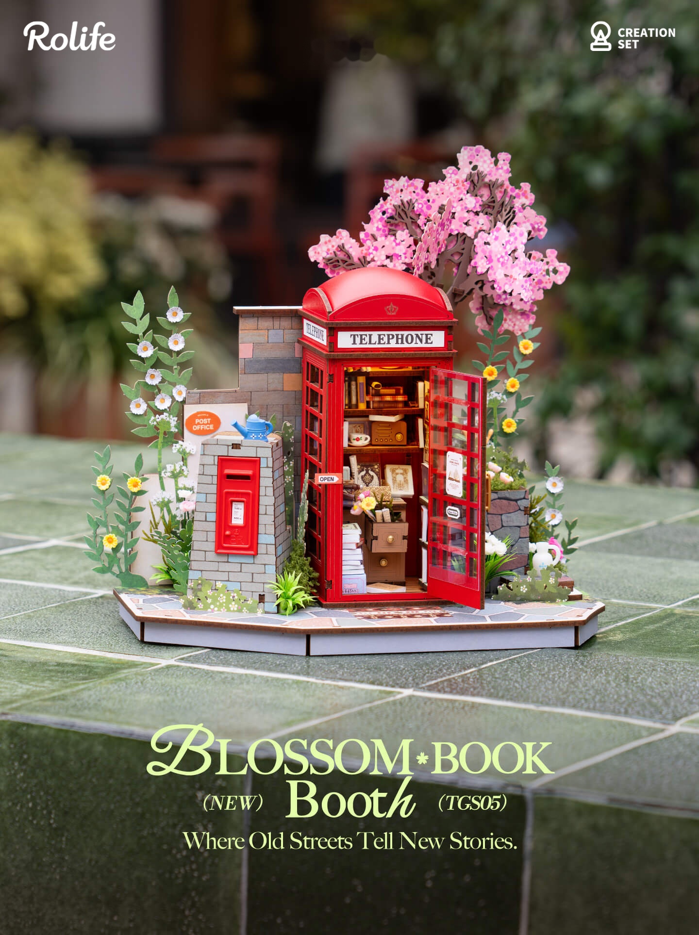 Rolife 3D Wooden Puzzle - Blossom Book Booth TGS05 – Rolife
