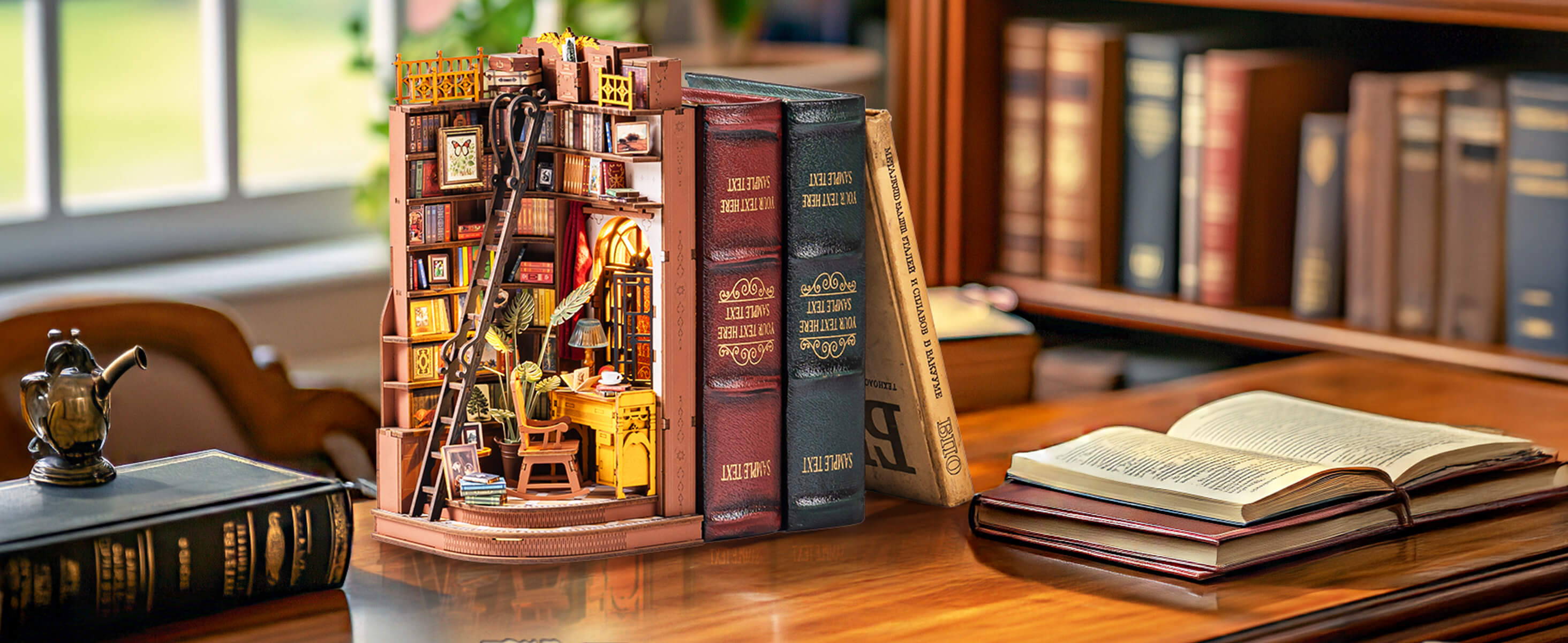 silent corner book nook kit gift