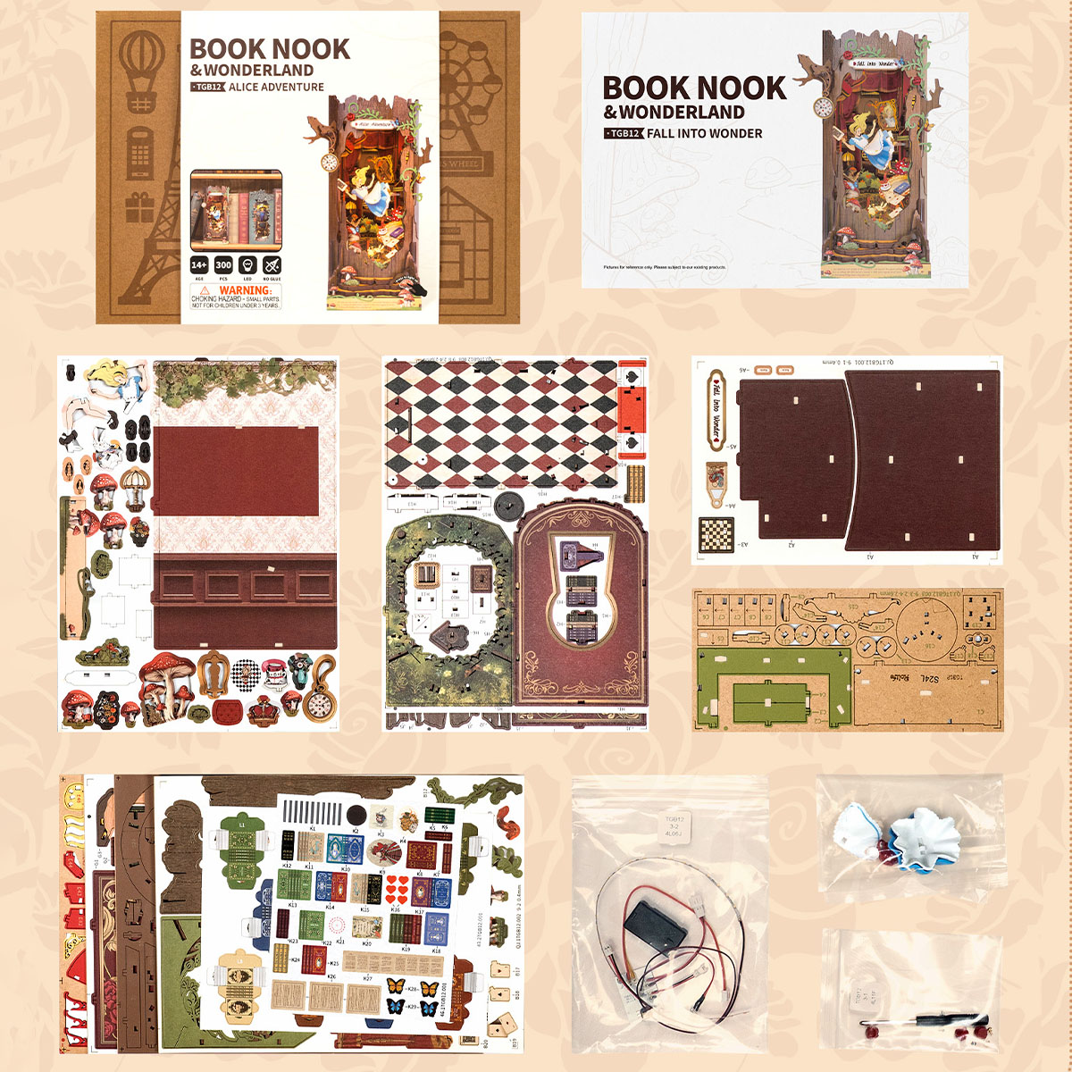 Rolife DIY Book Nook - Fall into Wonder TGB12