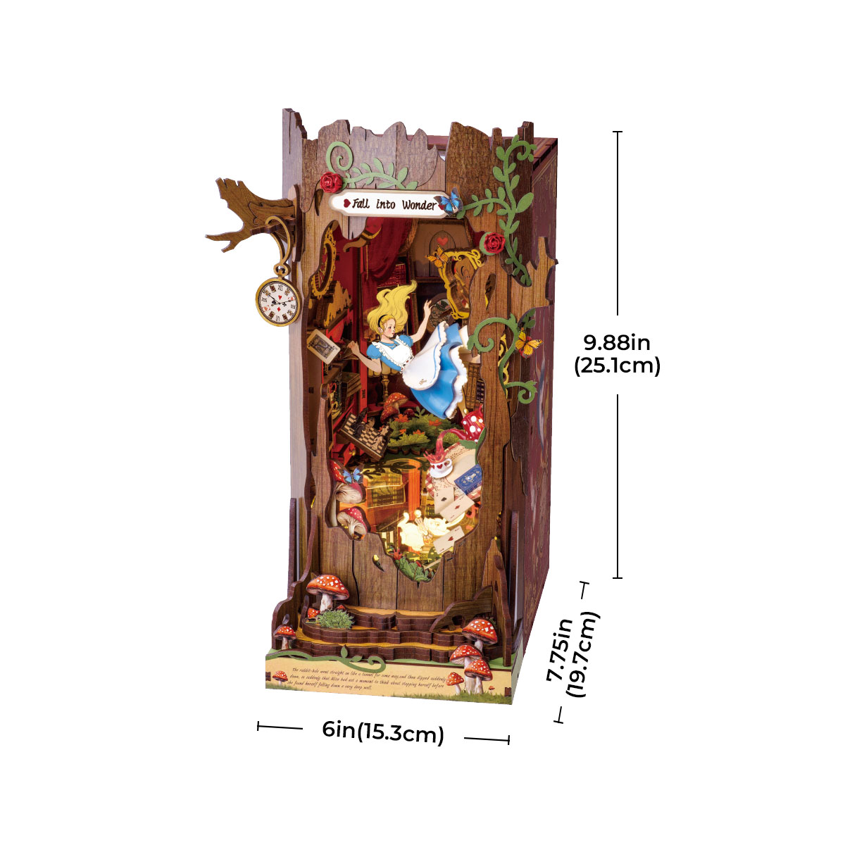 Rolife DIY Book Nook Shelf Insert - Fall into Wonder TGB12