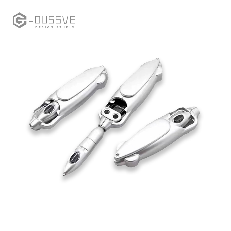 G-OUSSVE｜Squid deformation pen ballpoint pen creative personality decompression black technology pen press black pen