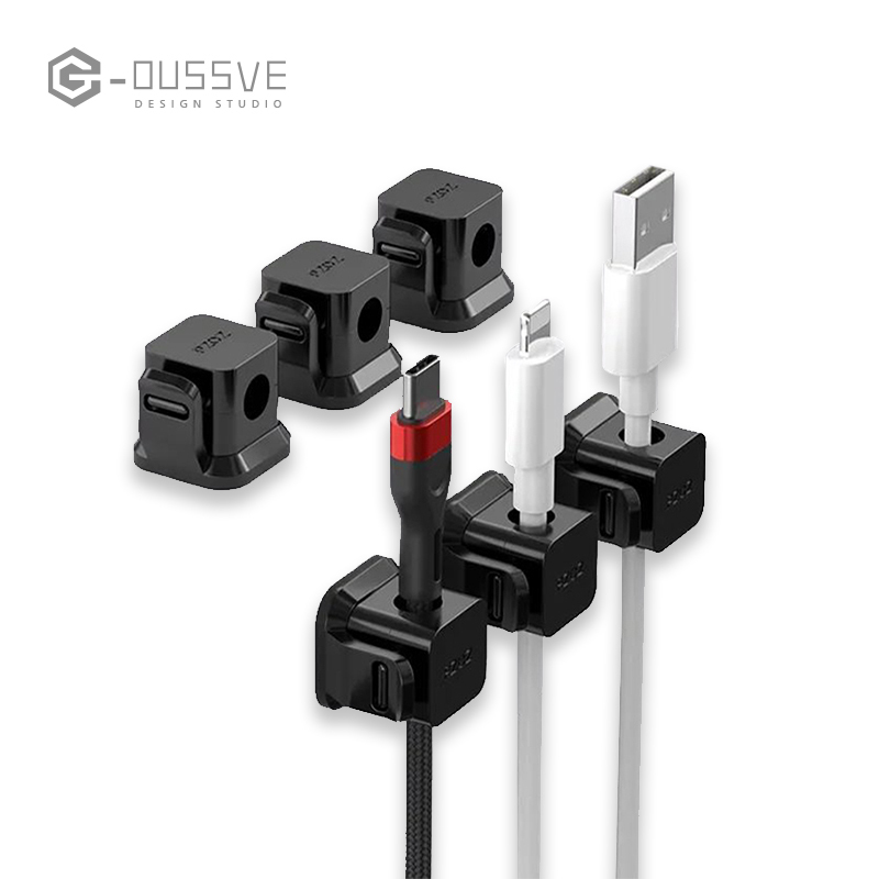 G-OUSSVE｜Data Dable Fixed Device, Cable Clip, Data Cable Management Organization, Can Be Used For Family, Office, Bedside Tables, Desktop, Etc