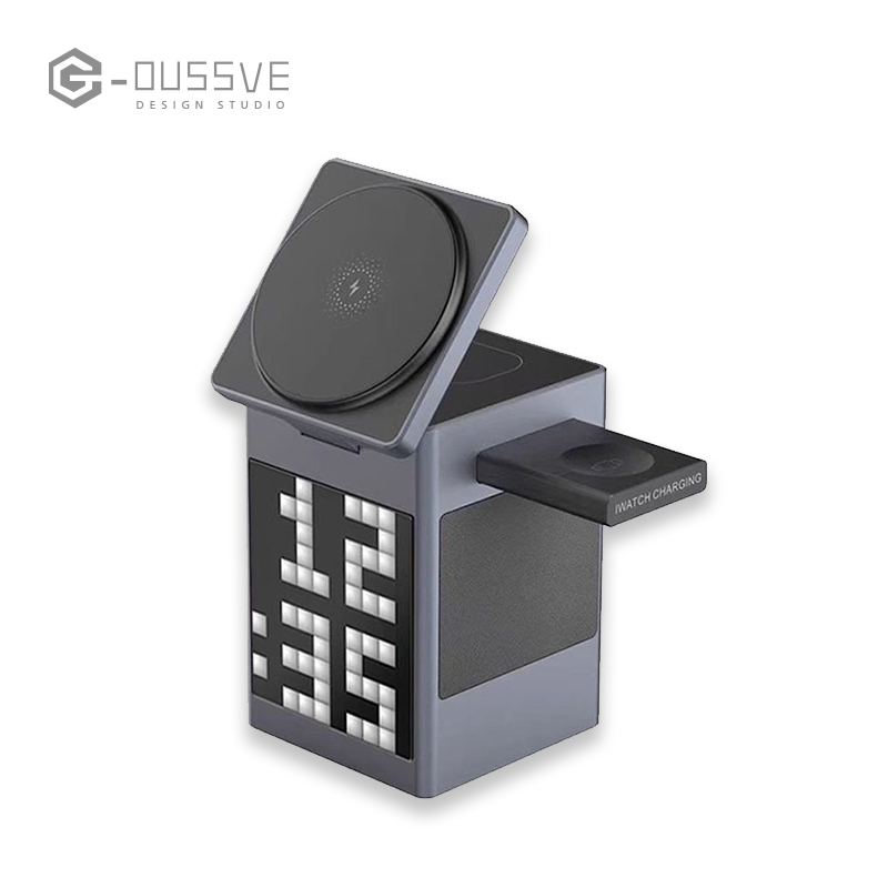 G-OUSSVE｜supports Qi2 protocol Multi-Function 6-in-1 Magnetic Wireless Charger: Magsafe-Compatible, Fast Charging for Huawei and Apple Foldable Devices