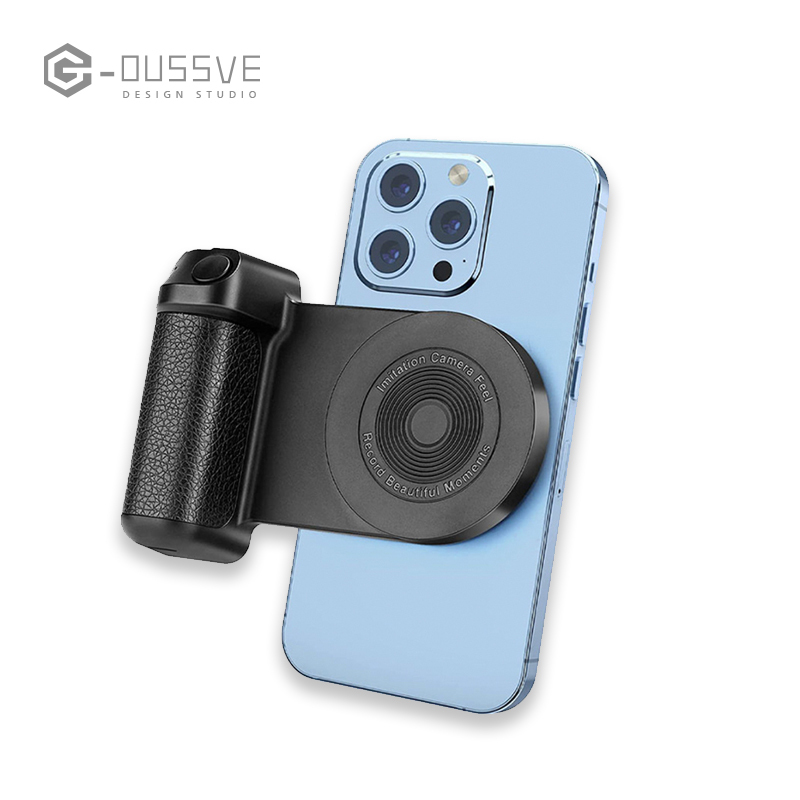 G-OUSSVE｜Magnetic Camera Handle, Photo Stand, Smart Bluetooth Mobile Phone Anti -shake Selfie, Desktop Wireless Charger, Compatible With Apple & Android