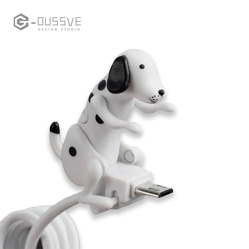 G-OUSSVE｜Rogue Dog Data Cable: Moving Dog Design, Unique and Fun Charging Cable