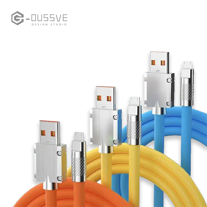 G-OUSSVE｜120W Super Fast Charging Data Cable Type-c Lightning Micro for Android Apple Phones