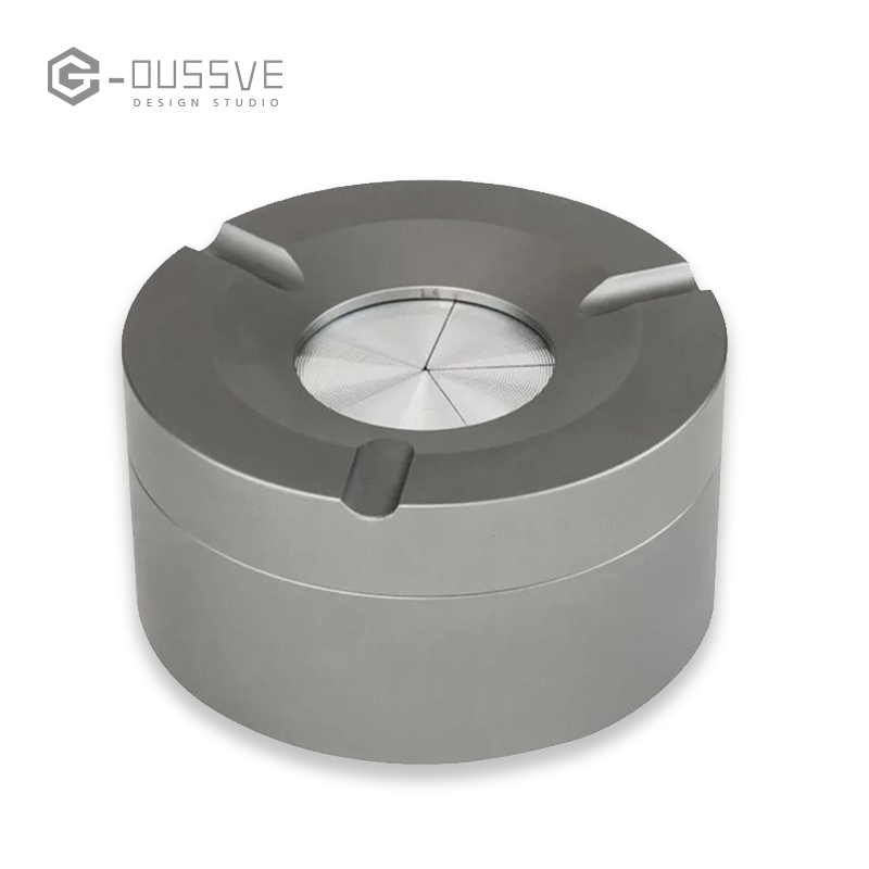 G-OUSSVE｜Anti Ash Ashtray Stainless Steel, Office and Home Stainless Steel Ashtray