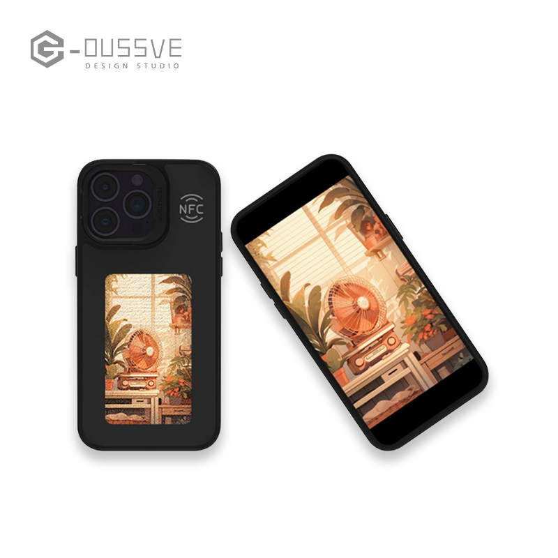 G-OUSSVE｜Stylish iPhone Case with E-Ink Screen and Changing Patterns