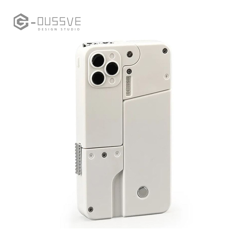 G-OUSSVE / Folding soft bullet gun for iPhone that can fire spray shells and simulate a pistol toy for children and boys