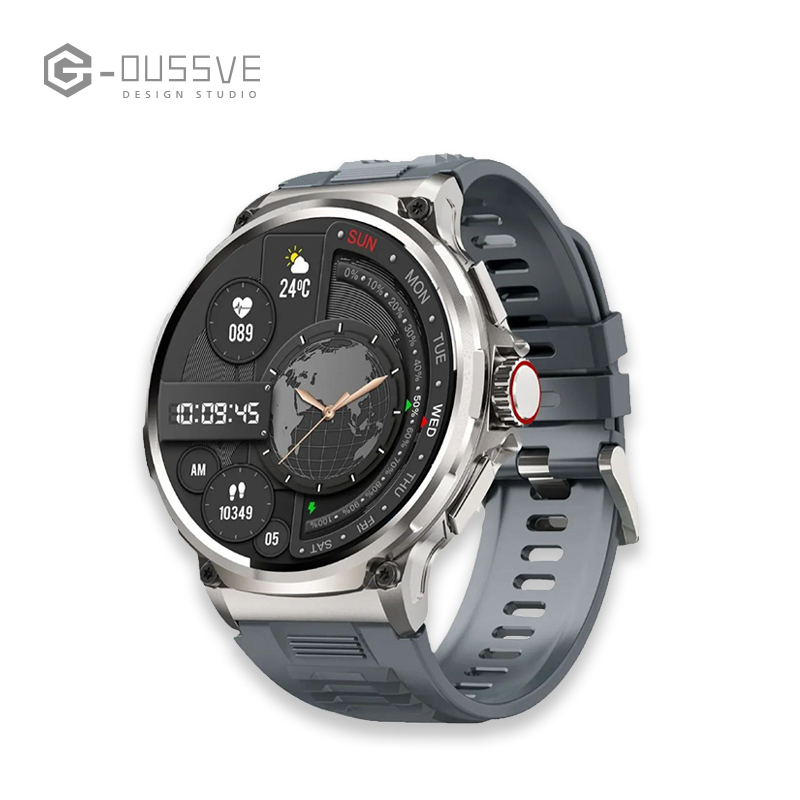 G-OUSSVE｜V69 Bluetooth Calling Smartwatch: 360*360 Large Screen, Heart Rate and Blood Oxygen Monitoring, Multi-Sport Modes