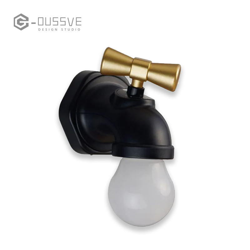 G-OUSSVE｜Creative Faucet Night Light: LED Lamp with Voice Control, USB Rechargeable Nursing Lamp, Perfect for Nighttime Use